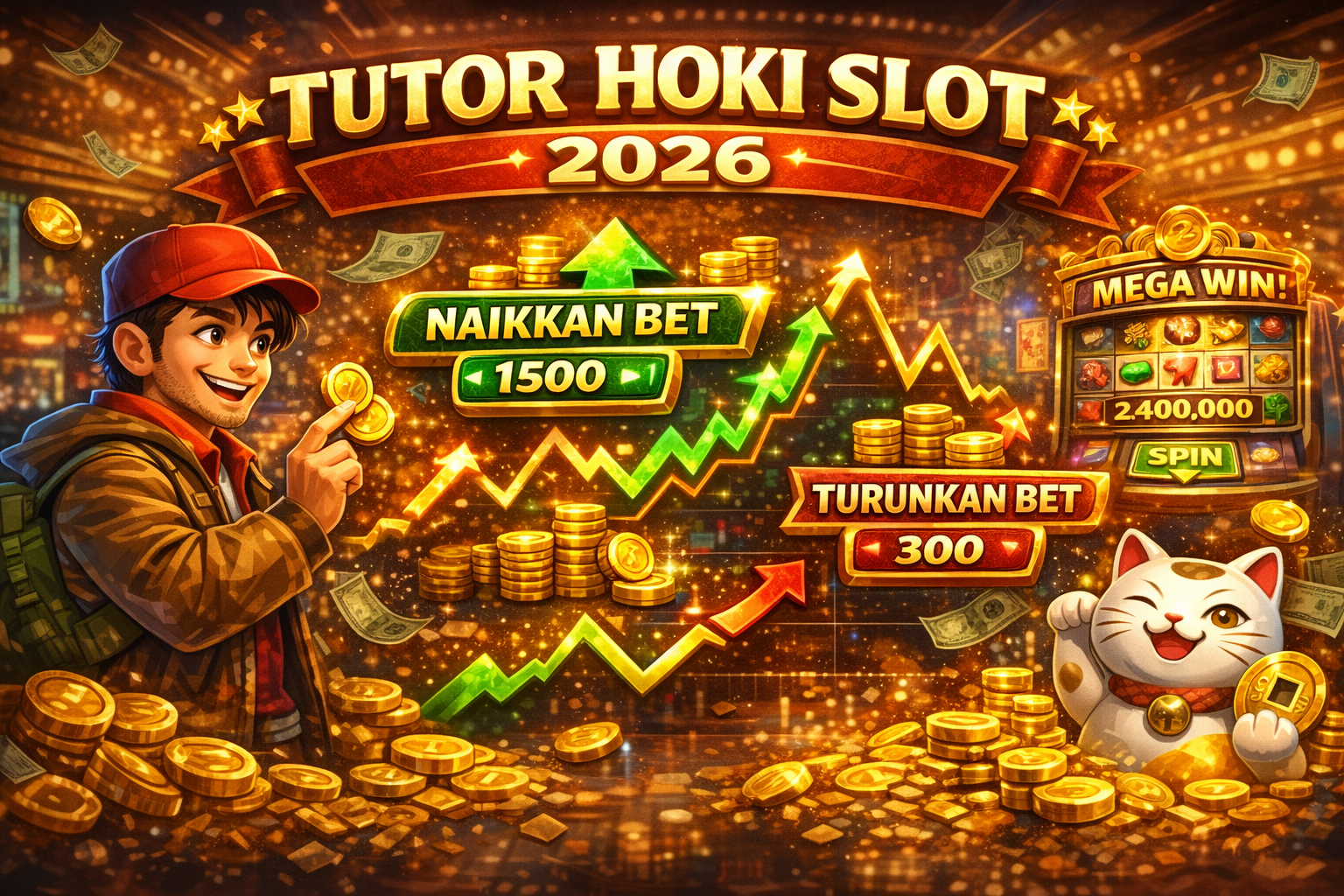 🧠 TUTOR HOKI SLOT 2026 – Cara Membaca Pola Scatter & Freespin Biar Peluang Menang Lebih Besar