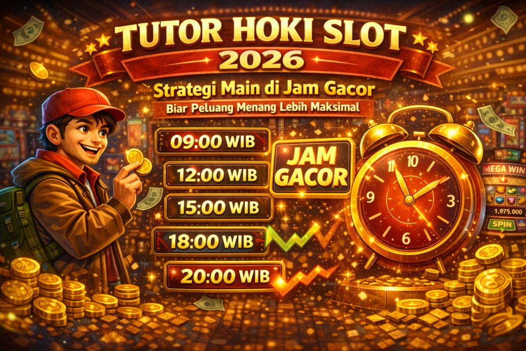 ⏰ TUTOR HOKI SLOT 2026 – Strategi Main di Jam Gacor Biar Peluang Menang Lebih Maksimal